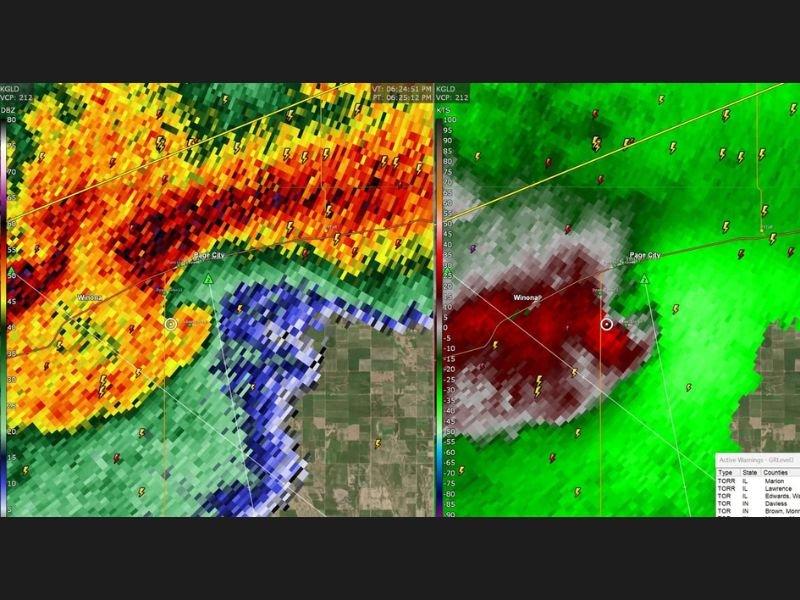 Storm Chasers Track Intense Nebraska Supercell That Snapped Power Poles and Produced Brief Tornado Near Kansas Border